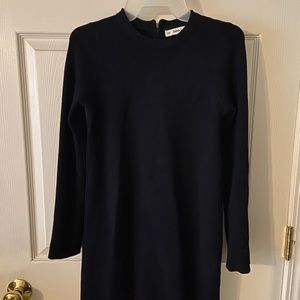 Zara knit dress dark nay